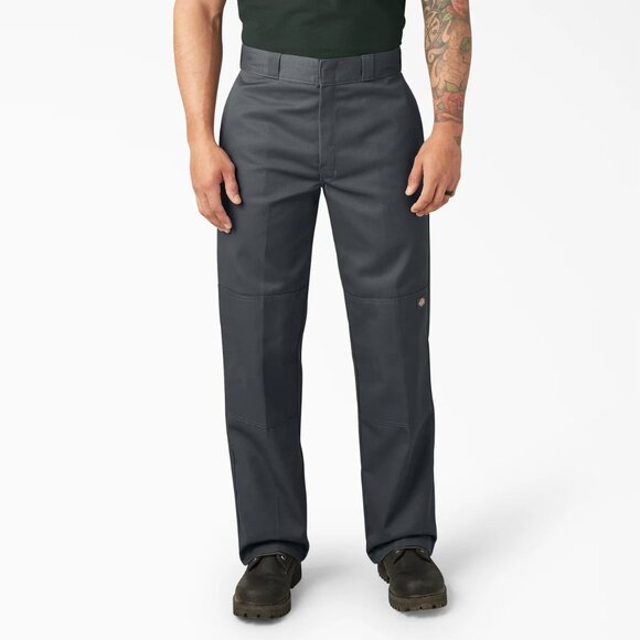 NWT Dickies Grey Loose Fit Straight Leg Workpants - Picture 1 of 3